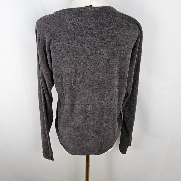 Barefoot Dreams CozyChic Ultra Lite Tie-Front Top Lightweight Sweater Small - Picture 5 of 10